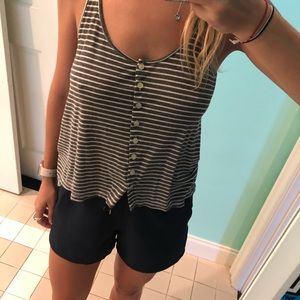 Sparkle + Fade button down Tank Urban Outfitters